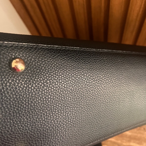 Bebe Los Ángeles Leather handbag, Purse, Black Gold Hooks, tassels Adjustable - Picture 13 of 16